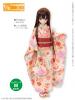  Azone Pureneemo Outfits PNS Furisode Kimono Set Apricot 1/6 Obitsu Blythe 