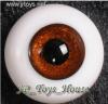  Glass Eye 16 mm Shiny Light Brown fits  MSD DOT VOLKS LUTS Lati 1/4 