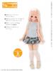  Azone Pureneemo Outfits PNS Cotton T-shirt Light Blue Blythe 1/6 Obitsu Pullip Dal 