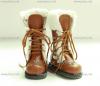  Japan High quantity D71 Brown Fur Martin Boots D78 fits blythe barbie licca momoko 1/6 scale Doll 
