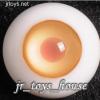  Glass Eye 12mm MD Light Brown fits YoSD Super Dollfie 1/6 BJD Lati Yellow 