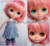  Blythe doll Wigs - Pink Bob Hair 