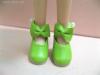  Japan High Quantity Green Ribbon shoes D8 fits blythe barbie licca momoko doll 1/6 doll 