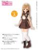  Azone Pureneemo PNXS Girls Gymnasium Clothes Set Light Off-white x Brown Blythe Dal 