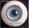  Glass Eye 8mm MD Grey dark blue fits Brownies PF Lati White 