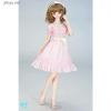  Volks HTDP Kyoto 12 Dollfie Dream Pink Check Dress Set DDS DD SS/S/M Bust 