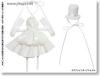  Azone Picco Neemo Little Devil Goth One-Piece (Enamel White) (Fashion Doll)Blythe Pullip Momoko 