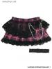  Azone International 50cm Punk Pleats Skirt & Garter set (Blue Check) (Fashion Doll) 