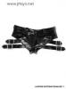  Azone International 50cm Side Belt Short Pants (Leather Black) (Fashion Doll) 