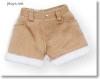  Azone Pureneemo FannyFanny Back Fur Short Pants Beige Fashion Doll Blythe Pulip Momoko Obitsu 