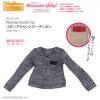  AZONE PureNeemo Romantic Girly Ribbon Accent Cardigan Grey Fit Dal Pullip Blythe Momoko Obitsu 