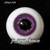  Extra High Grade & Quality Glass Eye 14mm Purple Vein HG for MSD 1/4 Yosd 