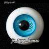  Extra High Grade & Quality Glass Eye 16mm Light Blue Vein HG for MSD 1/4 Yosd 