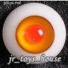 Glass Eye 14mm MD Orange Red fits YoSD MSD Super Dollfie DOT 