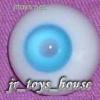  Glass Eye 18mm MD Blue Purple fits Super Dollfie SD DOD Luts 1/3 BJD 