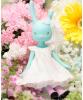  Petworks Usagii 005 Normal Face Grey Eyes Mint Green Rabbit Bunny 