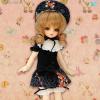  Volks Home Town Doll Party Nagoya 5 Super Dollfie Chibi Bunka Doll Dress Black YoSD 1/6 BJD 