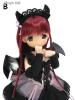  MAMACHAPP Nanachan Little Devil Dress Ver. Rose Red Hair 1/6 Fashion Doll 