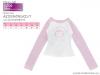  Azone 50cm Raglan Long Sleeved T-shirt Pink White 50cm Yamato Obitsu MDD MSD 