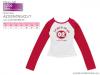  Azone 50cm Raglan Long Sleeved T-shirt Red White 50cm Yamato Obitsu MDD MSD 