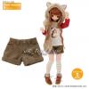  Azone Pureneemo Roll Up Short Pants Beige Blythe Momoko Pullip DAL Obitsu 1/6 