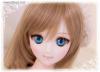  Heat Resistance Light Brown Doll Wigs for Dollfie Dream Super Dollfie Pullip 1/3 BJD 