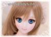  Heat Resistance Light Brown Doll Wigs for Dollfie Dream Super Dollfie Pullip 1/3 BJD 