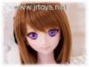  Heat Resistance Brown Doll Wigs for Dollfie Dream Super Dollfie Pullip 1/3 BJD 