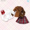  Volks DD Gathering 2014 Dollfie Dream Blazer Uniform Set Brown SS-S Bust DD DDS 