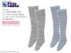  Azone Piconeemo D Boader knee-high socks B Set Grey Sax 1/12 14cm Fashion Doll 