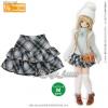  Azone Pureneemo Furifuri Tiered skirt White x Blue Plaid Blythe Pullip Momoko 