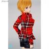  Volks Doll Party 32 Limited Dollfie Dream Casual Plaid Shirt Set DDS DD M-L Bust 