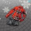  Volks Doll Party 32 Limited Dollfie Dream Casual Plaid Shirt Set DDS DD M-L Bust 