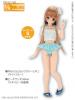  Azone Pureneemo PNS Tropical Flower Bikini Set Light Blue Blythe Pullip Obitsu 