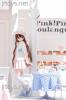  Azone Direct Store Limited Sahras Pink! Pink! a la mode Maya Blue x Pink 1/6 Fashion Doll 