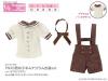  Azone Pureneemo PNXS Boys Gymnasium Clothes Set Light Off-white x Brown Blythe Dal 