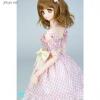  Volks HTDP Kyoto 12 Dollfie Dream Pink Check Dress Set DDS DD SS/S/M Bust 