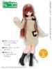  Azone Pureneemo PNM Knit One-piece w/Chain Bag Beige Pullip Momoko 1/6 Obitsu 