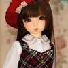  Volks Oct Collection 2015 Super Dollfie Girly Plaid Dress Set Mini MSD SDM MDD 