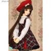  Volks Oct Collection 2015 Super Dollfie Girly Plaid Dress Set Mini MSD SDM MDD 