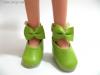  Japan High Quantity Green Ribbon shoes D8 fits blythe barbie licca momoko doll 1/6 doll 