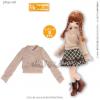  Azone Pureneemo PNS Long Sleeve V Neck Sweater Milk Tea Beige Blythe Pullip Momoko 