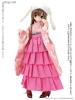  Azone Pureneemo PNXS Girls Kimono/Ruffle Hakama Set Hinazakura Pink DAL Obitsu 