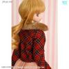  Volks Feb Collection 2016 Dollfie Dream Warm Tartan Jacket DDS DD SS-M Bust 