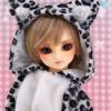  Volks Feb Collection 2016 Super Dollfie Fluffy White Panther Pajamas Mini MSD SDC SDM MDD 