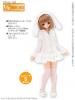  Azone Pureneemo PNS Usamimi Parka One Piece White Blythe Dal Momoko 1/6 Obitsu 