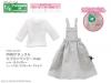 Azone Pureneemo PNM Natural Apron One-piece Set Light Gray Blythe Pullip 1/6 Obitsu 