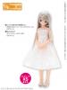  Azone Pureneemo PNS Ribbon Shirring One-piece White Obitsu Momoko Blythe Pullip 