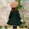  Volks Feb Collection 2017 Super Dollfie Outfits Retro Coat Mini Deep Green MSD SDM MDD 