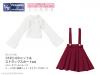  Azone Picconeemo D Outfits Knit & Strap Skirt Set Cream x Red 1/12 Fashion Doll 